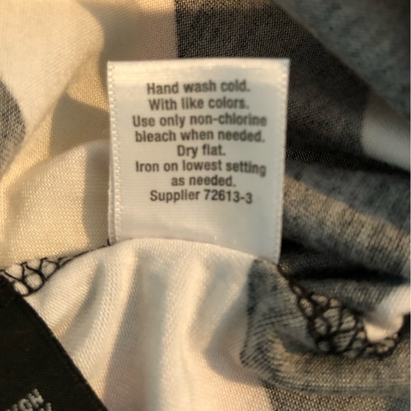 A.N.A. Women’s Black And White Chevron Maxi-Skirt, Size Medium - Picture 7 of 8